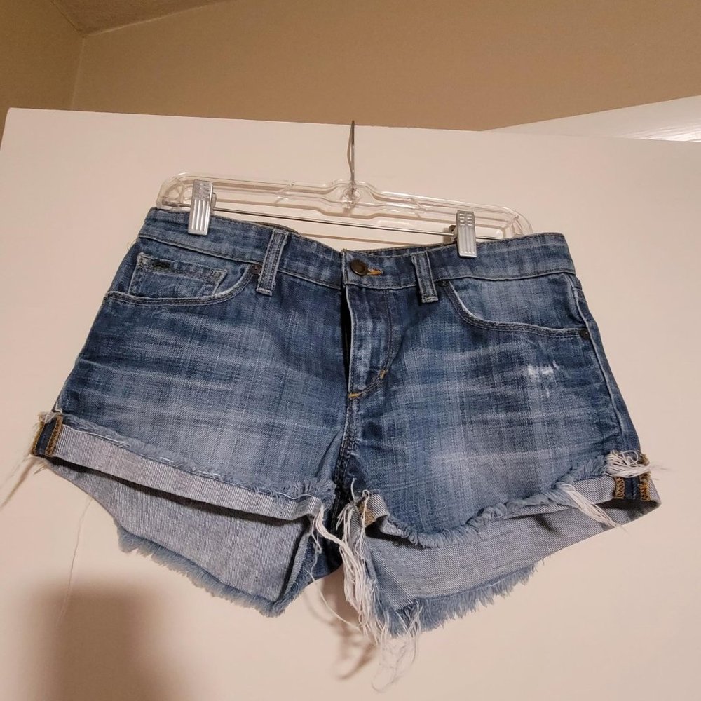 Joe's jeans cut off denim shorts, size 27